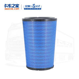 金亿利 PU3346纸芯 白金版 空气滤清器 6-10万公里 东风天龙旗舰、新欧曼GTL/EST