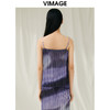VIMAGE纬漫纪夏季新款气质渐变色小众设计吊带小上衣V1913531 商品缩略图4