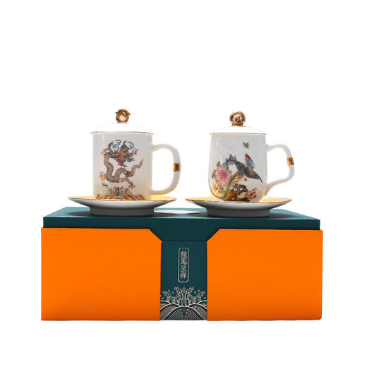 【采购专享】龙凤泡茶杯茶叶罐礼盒套装 商品图7
