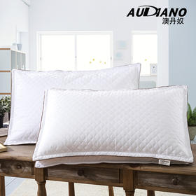 澳丹奴绗缝羽丝绒枕