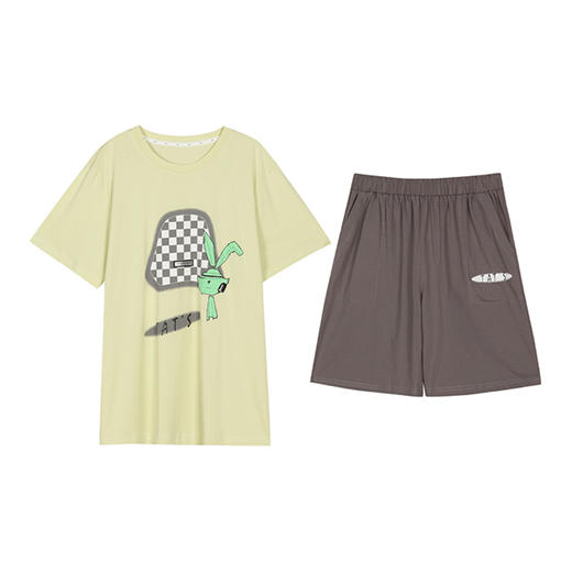 都市丽人都市锋尚天丝棉薄短袖家居服睡衣FH30A4 商品图5