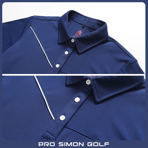 BMS-307A（PROSIMON高尔夫春夏女款弹力运动翻领POLO衫） 商品图2