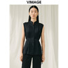 VIMAGE纬漫纪夏季新款通勤气质显瘦百搭无袖衬衣V1909518 商品缩略图5