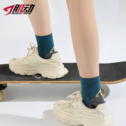 肌动725御能新品短筒薄款户外专业马拉松竞速压缩男跑步袜防滑耐磨女越野压缩袜 商品图7