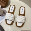 【夏天标配！防滑时尚百搭沙滩拖鞋】夏季平底拖鞋女外穿一字女鞋厚底沙滩外出凉鞋女 商品缩略图4