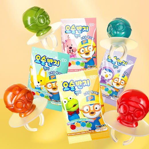 韩国啵乐乐戒指形糖果9g 商品图0