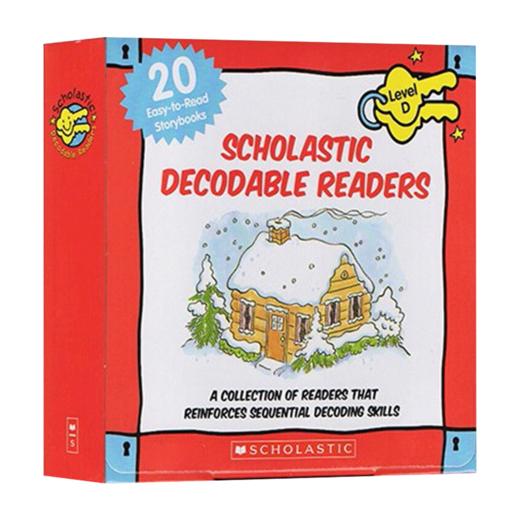 英文原版 Scholastic Decodable Readers Box Set Level D-Color 学乐分级自然拼读初级 英语分级绘本早教亲子读物 英文版 商品图1
