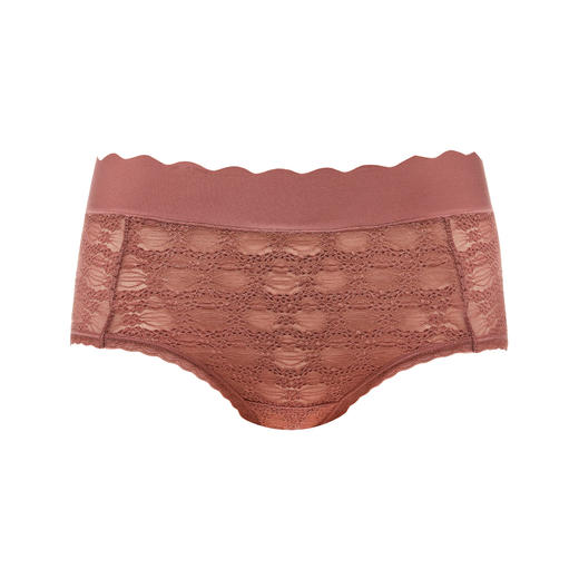 都市丽人时尚系列蕾丝三角裤女士内裤中腰三角裤LK32A6 商品图8