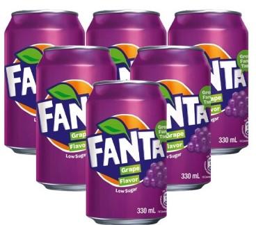 港版芬达葡萄味330ml 商品图2