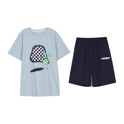 都市丽人都市锋尚天丝棉薄短袖家居服睡衣FH30A4 商品图4