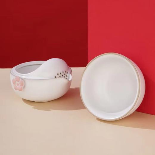 故宫 万仟堂 | 梅花客·唐韵 快客杯 白色绿色 茶具生日礼物 故宫官方旗舰店 商品图2