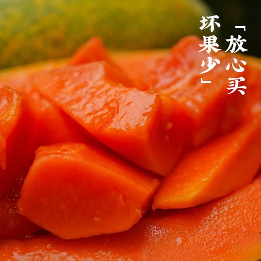 艾格吃饱了正宗湛江雷州冰糖木瓜当季新鲜水果5斤装 商品图3