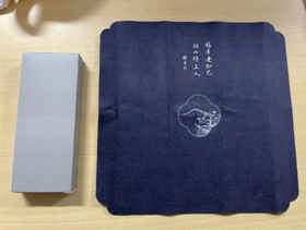 风月逢知己茶巾（双插盒）