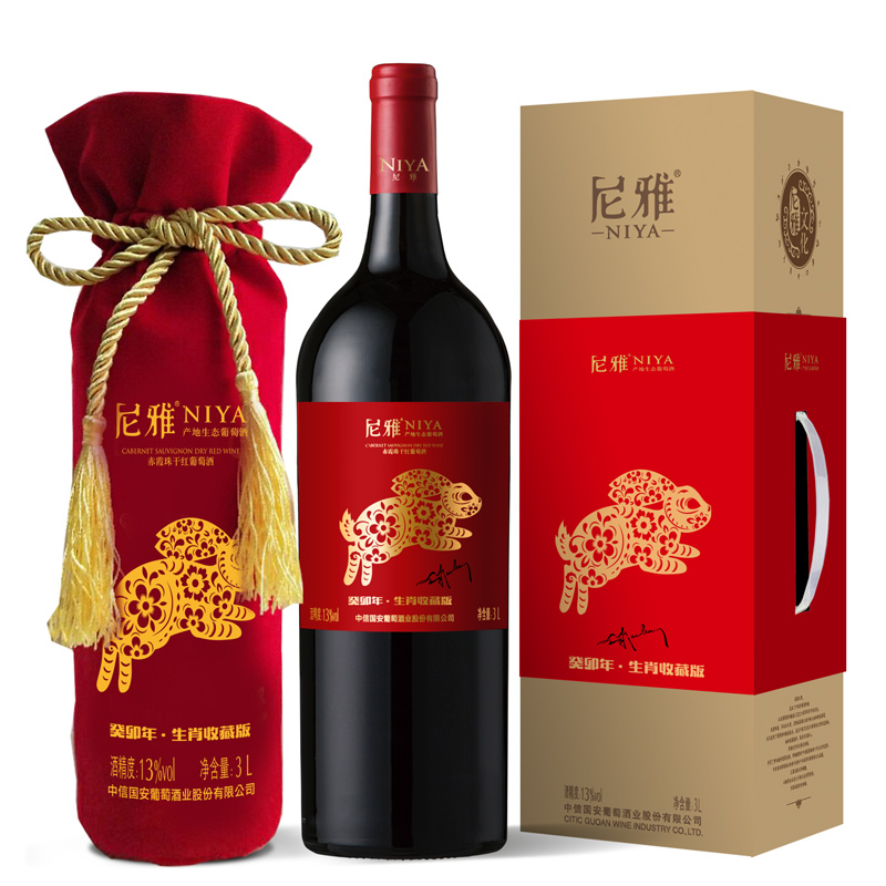 尼雅兔年生肖大酒单瓶3LX1瓶