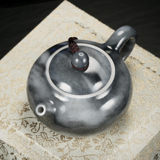 和田玉（青花）玉壶--圆壶（宋鸣放6605）125.31g 商品图2