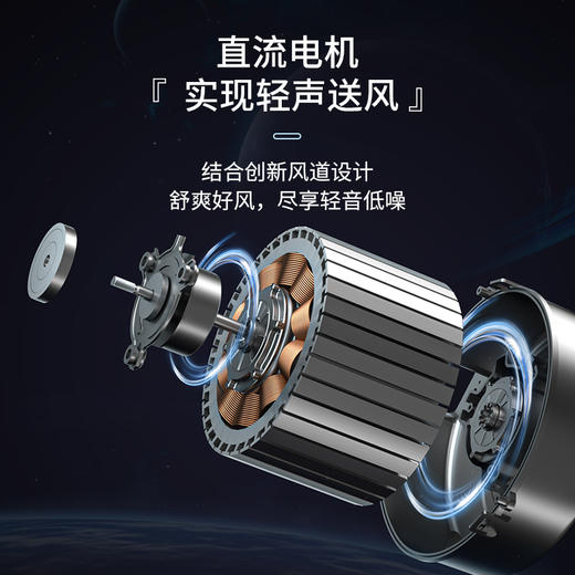 海尔（Haier）无叶风扇家用办公室空气循环扇直流变频落地扇风扇塔扇立式电风扇 遥控款HFW-J09 商品图1