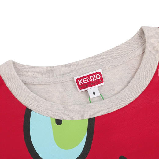 【超惠秒】Kenzo 高田贤三 男士海棠花logo印花全棉短袖T恤11230 商品图4