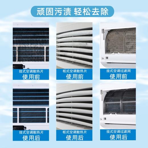 洗空调清洗剂工具家用清洁外机内机涤尘专用免拆免洗泡沫神器3瓶送接水罩 商品图4