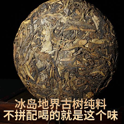 第2份半价！2023春茶 吉顺号冰岛普洱茶生古树茶黄金叶357克 商品图2