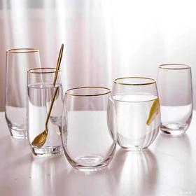 【好物推荐】大容量金边水晶玻璃杯INS思慕雪杯蛋形透明水杯