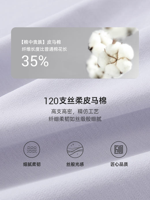 Threegun三枪【匠心系列-120支丝柔皮马棉】无痕圆领男士打底背心-30619A921 商品图5