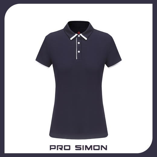 BMS-303A（PROSIMON高尔夫春夏女款时尚运动翻领POLO衫） 商品图0