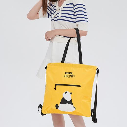 BBC EARTH熊猫北极熊 男女通用卡通萌趣出行多功能束口运动背包 商品图1
