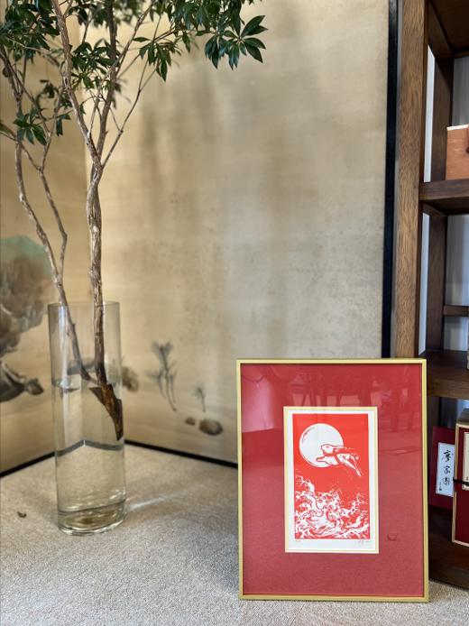 鹿鸣小卖部 | 《不负奔赴》手工原创限量签名版画 商品图4