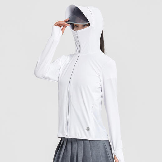 【1件顶6件】樱海集 冰丝防晒衣 遮阳透气超大护目镜 1件=防晒帽子+防晒袖套+防晒披肩+防晒口罩+防晒霜+防晒伞 商品图3