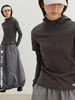 CryingCenter 深灰色连帽条纹拼接袖假两件长袖tee 哭喊中心 商品缩略图2