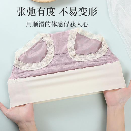【轻薄透气！超美纯欲风蕾丝内裤】少女花朵拼色蕾丝高腰日系内裤，性感网纱火辣情调蕾丝内裤，柔软透气底档，纯欲无痕轻奢三角女士内裤比不穿还舒服 商品图2