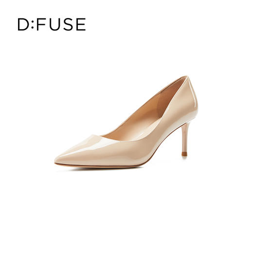 DFuse迪芙斯秋季新款漆皮尖头细跟高跟鞋OL职业单鞋DF31111114 商品图8