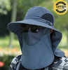 【360度全方面防晒！透气不闷热】防晒蒙面渔夫帽户外大檐遮脸采茶遮阳帽防尘防蚊透气速干钓鱼帽防晒帽夏日 商品缩略图0