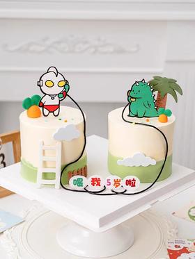 【喂我N岁啦】叮当CAKE爆款生日蛋糕-鲜果奶油蛋糕