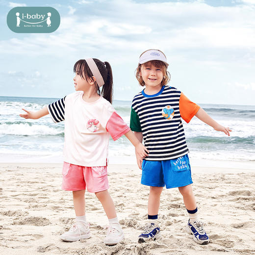 【QHXJ】i-baby冰感儿童T恤 纯棉短袖裤a类 商品图4