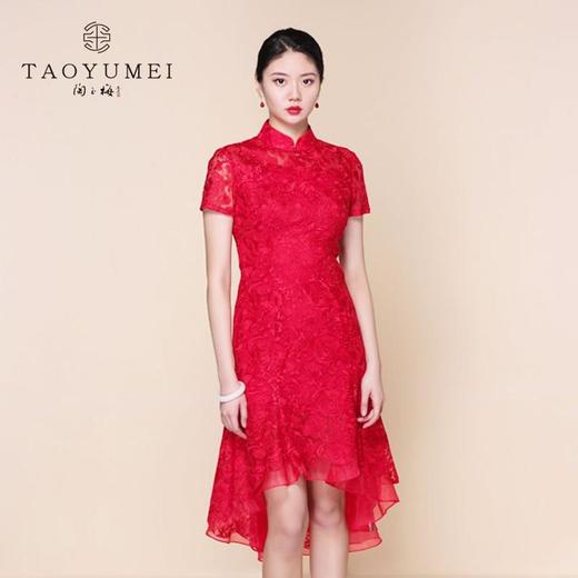 3楼 陶玉梅蕾丝礼服旗袍 商品图0