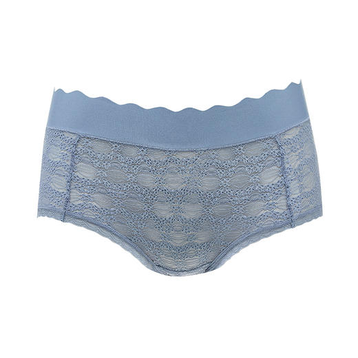 都市丽人时尚系列蕾丝三角裤女士内裤中腰三角裤LK32A6 商品图9