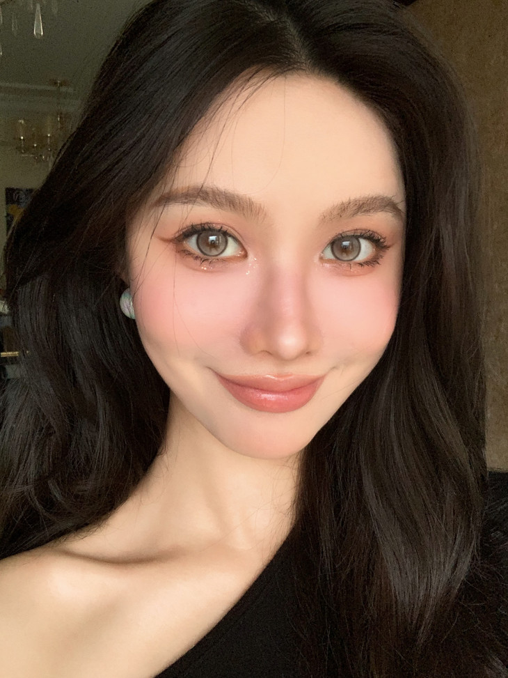BOLLYCON美瞳 年抛隐形眼镜 泪光浅驼14.2mm 1副/2片 左右可不同度数-VVCON美瞳商城15