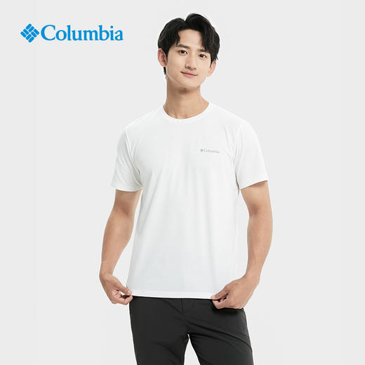 哥伦比亚男式净色防晒速干短袖T恤AE0805 商品图0