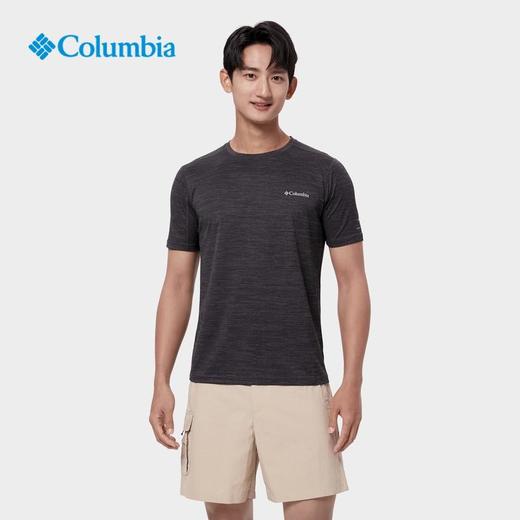 哥伦比亚男式净色冰感短袖T恤AE3561 商品图0