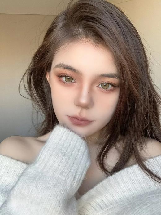 papadox月抛 星光柑橘 棕 14.2mm 一盒一个度数 商品图3