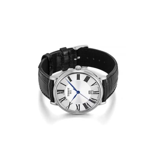 天梭卡森臻我系列皮带石英男表 商品图0