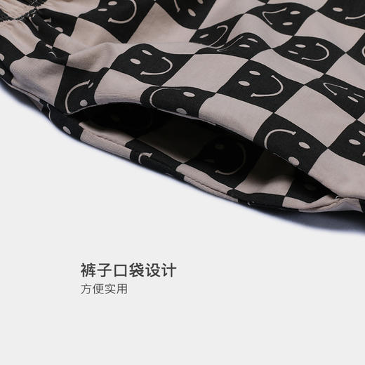 美季美优男士小熊格子短袖套装J326303 商品图2