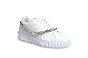 豪麟名鞋奥莱LORIBLU女鞋时尚休闲鞋牛皮革LR19600X白色  原价3960元