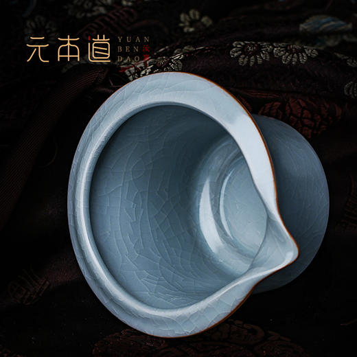 【特惠5折，仅1套，无货退款】元本道儒器冬青汝窑宽心壶套组1壶6杯1海 商品图4