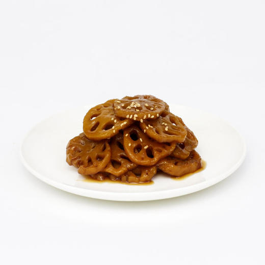 韩国料理 卤莲藕300g 밥찬 간장연근조림300g 商品图0