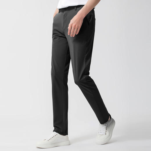 圣得西男士凉感冰丝休闲裤春夏新款时尚弹力薄款商务直筒长裤2312913035 商品图1