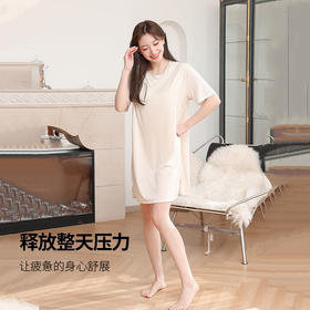 MUBENMI成人椰油家居服裙子 | 柔软垂感好、体感舒适、宽松版型、简约高级、多款可选