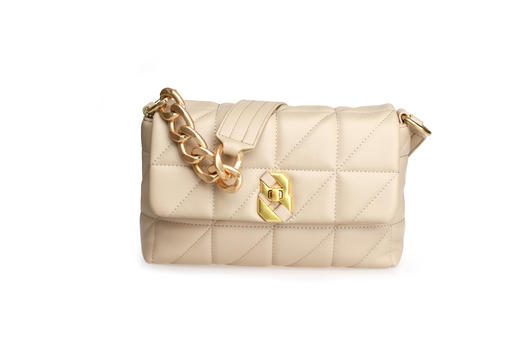 豪麟名鞋奥莱迪嘉女装牛皮革手袋TWPB31TW207卡其色  原价1660元 商品图0