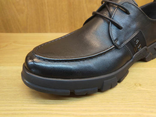 2021新款春季潮流男鞋11159102豪行牛皮时尚休闲单鞋英伦系带皮鞋 商品图8